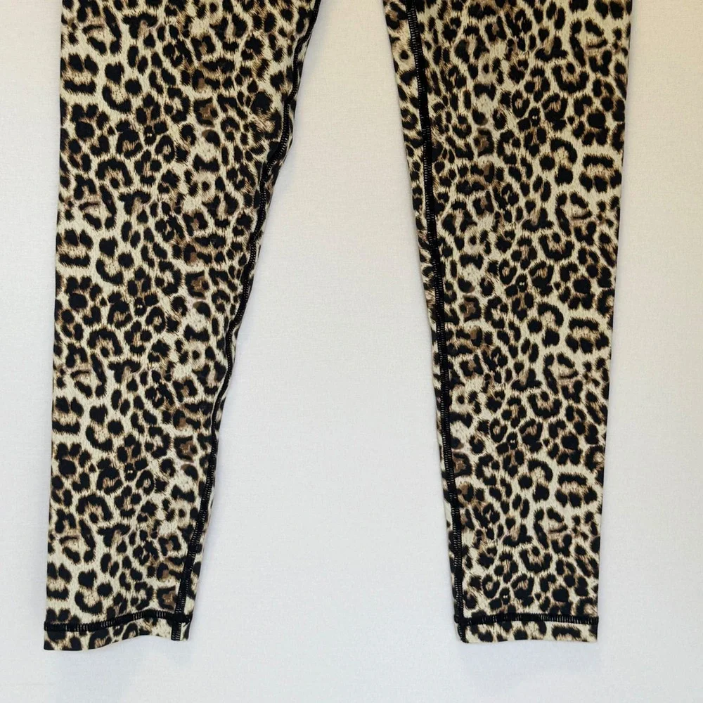 ZYIA Active‎ Leopard Print High Waisted Athletic Leggings Women's Size 6-8